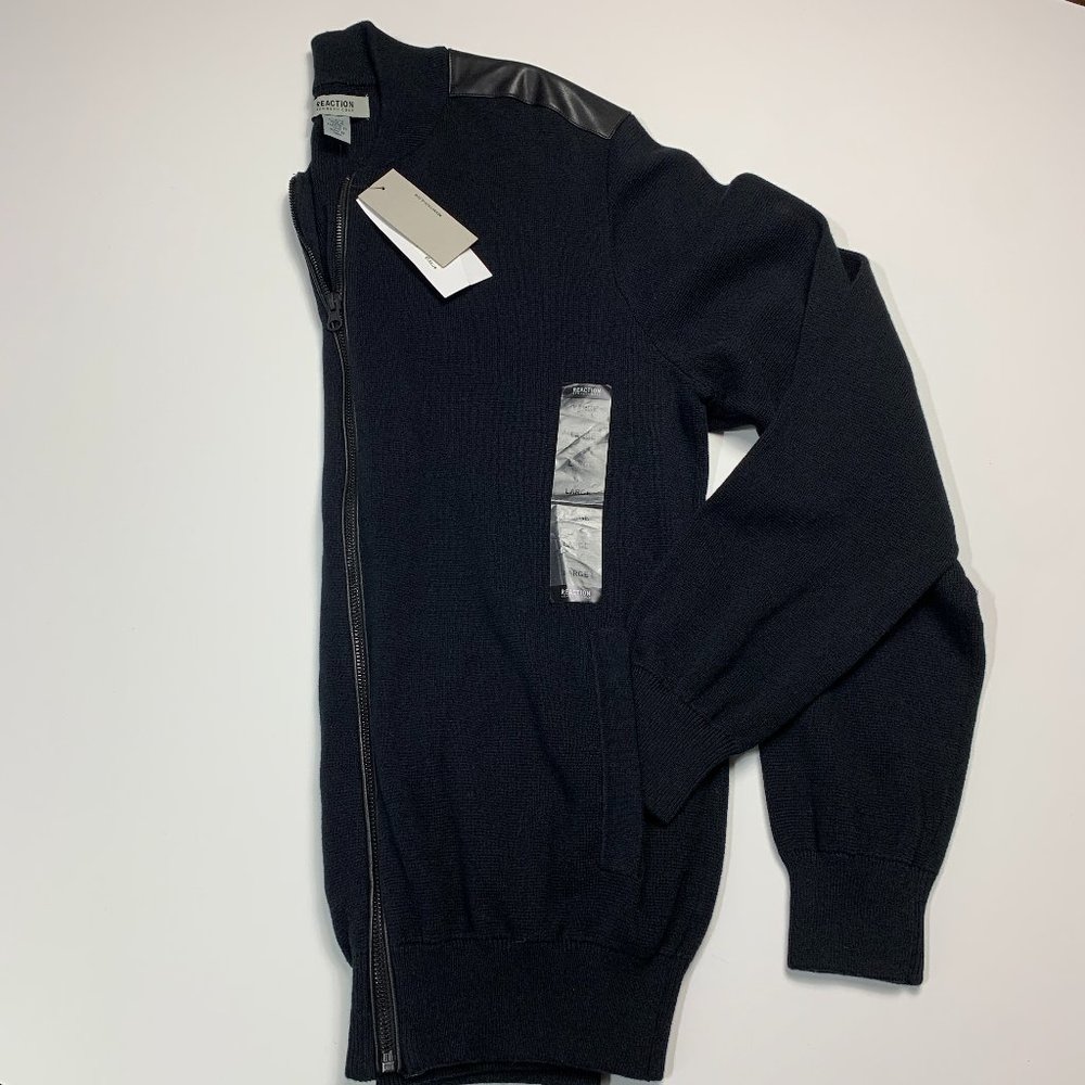Reaction Kenneth Cole Zip Up Sweater Men's L
